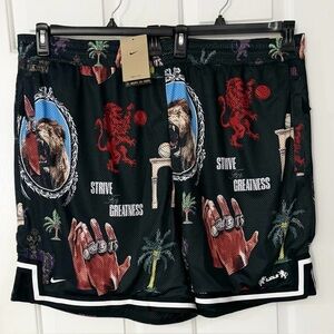 Nike DNA LeBron Dri-Fit “Strive For Greatness” Shorts Mens Size 4XL FN3000-010